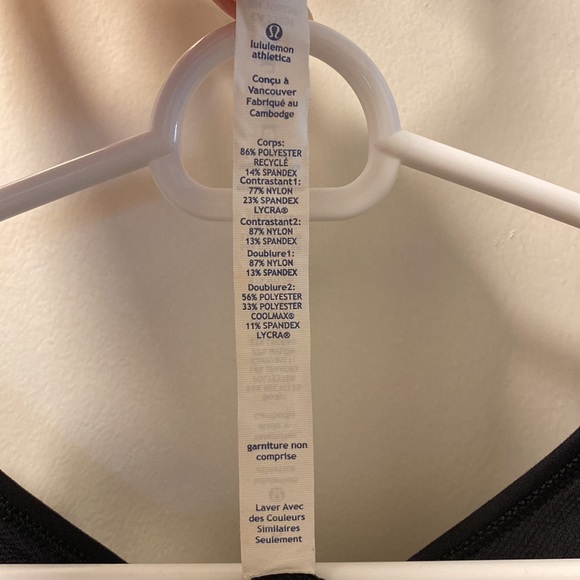 Lululemon Run: For Your Money Tank Tank with Sports Bra - Seaside Polka Dot - Picture 10 of 10